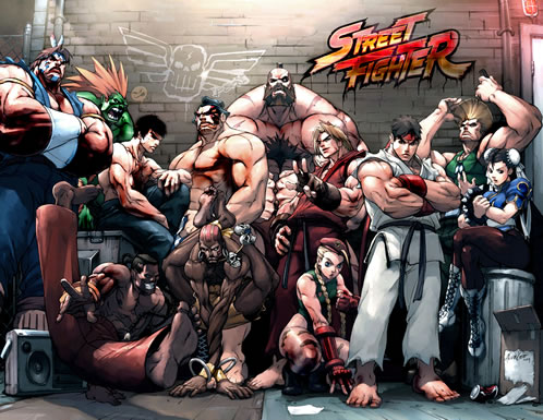 Los personajes de Street Fighter